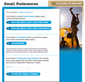A Good Approach to Email
Opt-out